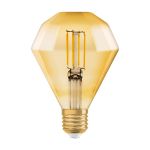 Osram Vintage 1906 LED E27 Pear Filament Gold 4.5W 420lm - 825 Extra Warm White | Replaces 40W