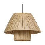 Ledvance Decor Bamboo Paper/Steel Hut 280 Brown | Suitable for E27