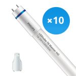 Multipack 10x Philips LED Tube T8 MASTER (EM/Mains) High Output 18.2W 3100lm - 840 Cool White | 150cm - Replaces 58W