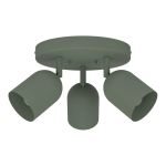 Eglo Ceiling Spot Tilston Steel Green | Suitable for 3x E14