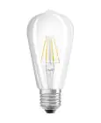 Ledvance Classic LED E27 Pear Filament Clear 4W 470lm - 827 Extra Warm White | Replaces 40W