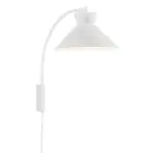 Nordlux Dial Wall Light Metal White | Suitable for 1x E27