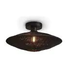 Good&Mojo Ceiling Light Iguazu Jute Black | Suitable for 1x E27 